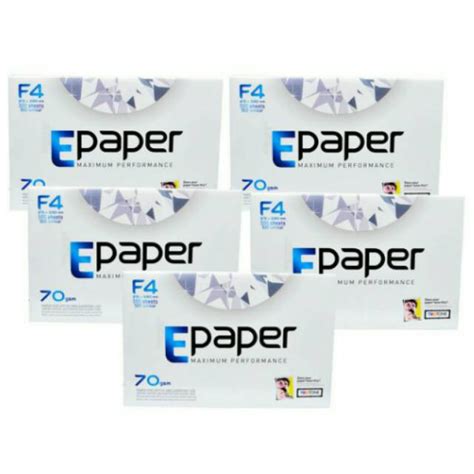 Jual Kertas E Paper 70gr F4 Epaper F4 70 Folio 70 F4 Kertas