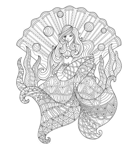 Realistic Printable Mermaid Coloring Pages Pin By Beatrice Pohl On