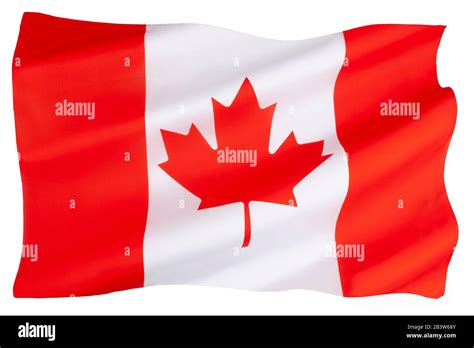 Die Nationalflaggen Kanadas Le Drapeau Du Canada Oft Als Kanadische