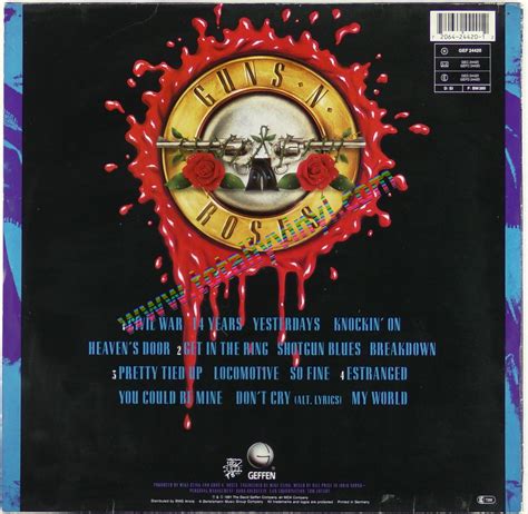Totally Vinyl Records Guns N Roses Use Your Illusion Ii Lp Lpx2