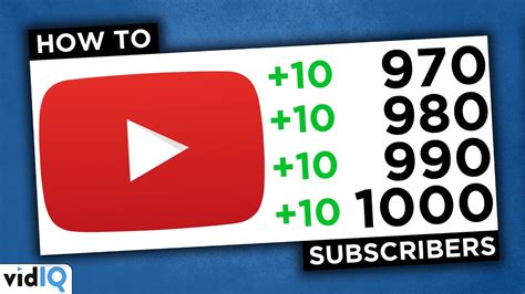 How To Get First 1000 Youtube Subscribers