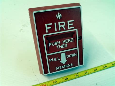 Siemens Msi 20b Manual Fire Alarm Box Electrical Supplies Bmi Surplus