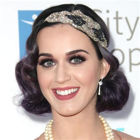Katy Perry With Flapper Hair Popsugar Beauty