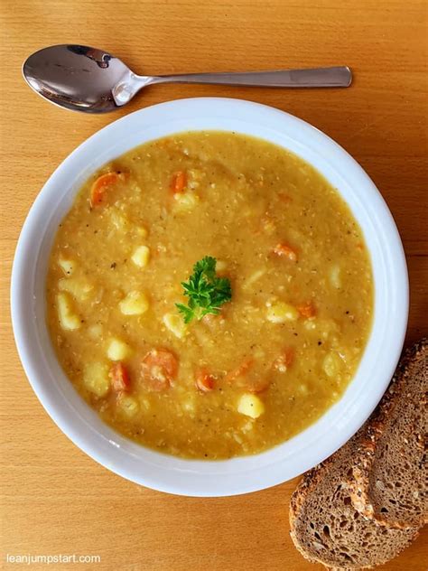 Easy Red Lentil Soup Recipe With Potatoes Under 30 Minutes