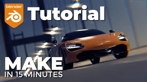 Create A Pro Car Animation In Blender In Just 15 Minutes Complete