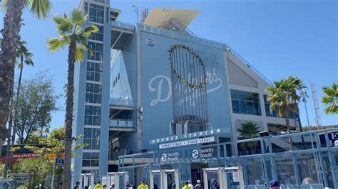 Entrances And Exits At Dodger Stadium