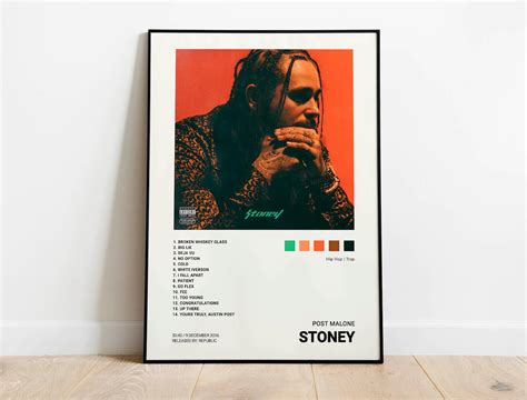 Post Malone Stoney Album Cover Poster Architeg Prints