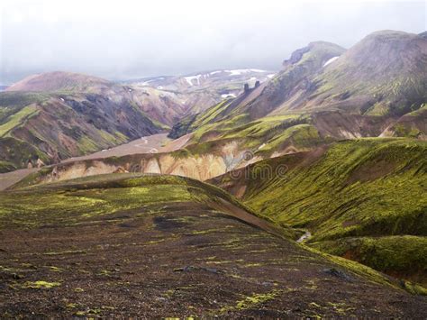 Landmannalaugar Highlands Of Iceland Stock Image Image Of