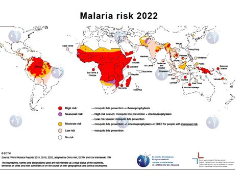 Malaria World Map Wanda