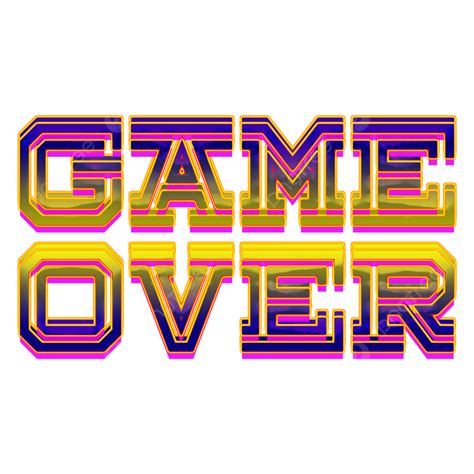 Game Over Clipart Png Images New Game Over Png Image Vs Text Free