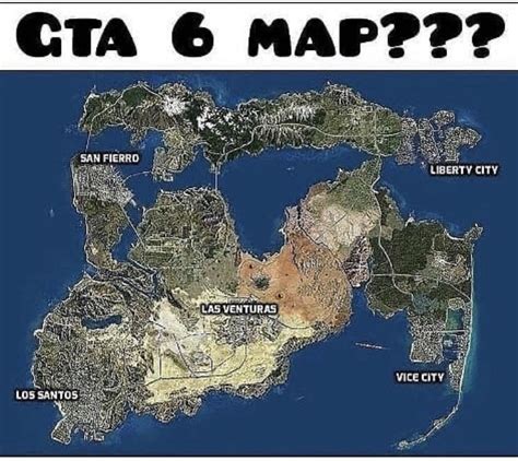 Gta 6 Beliebte Fan Map Kombiniert Alle Großen Orte Ist Das Zu Viel
