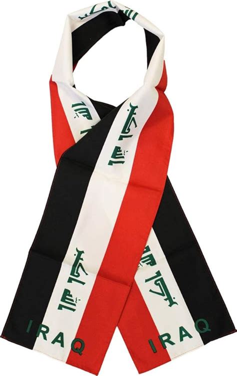 Iraq Lightweight Flag Scarf Clothing