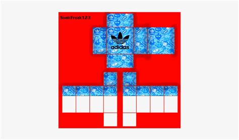 Roblox Blue Adidas Shirt Template