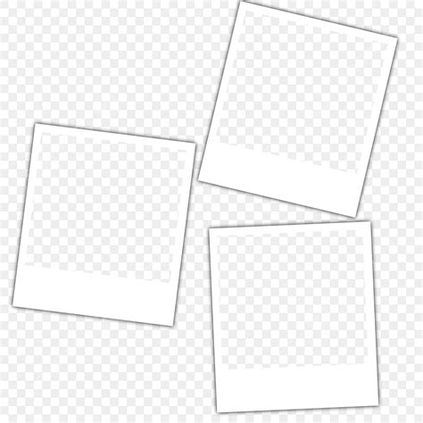 Polaroid Frame Clipart PNG Images Simple Aesthetic Polaroid Frame