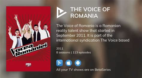 Where To Watch The Voice Of Romania Tv Series Streaming Online