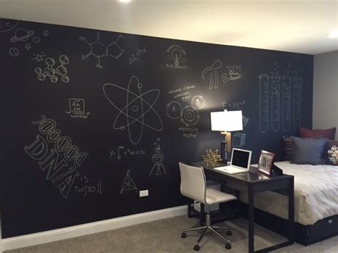 You'll need to work through five fairly difficult clues. Science Themed Kids room with Chalkboard wall - Kristin ...