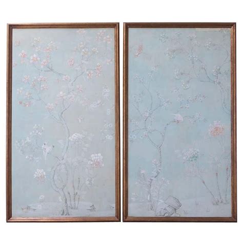 Chinoiserie Wallpaper Panels 20 For Sale On 1stdibs