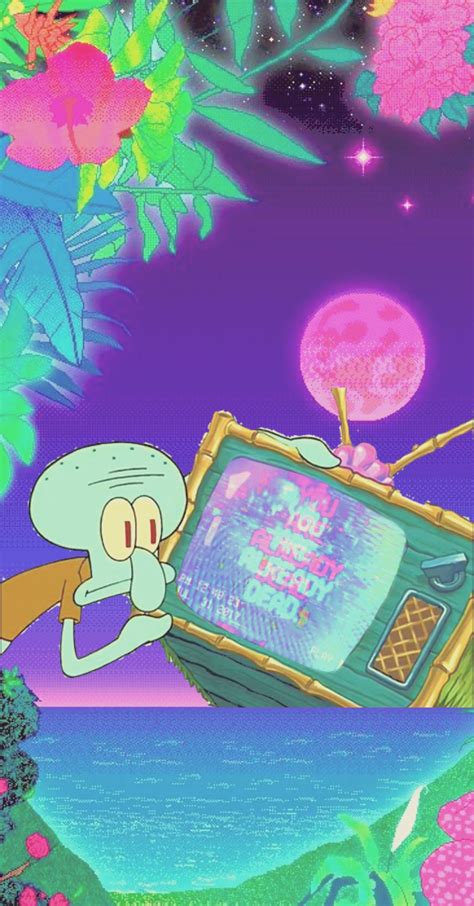 Squidward Aesthetic Wallpapers Wallpaper Cave
