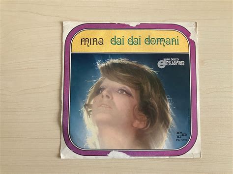 Mina Non Credere Dai Dai Domani Vinile 45giri 7 1969 Pdu Italy