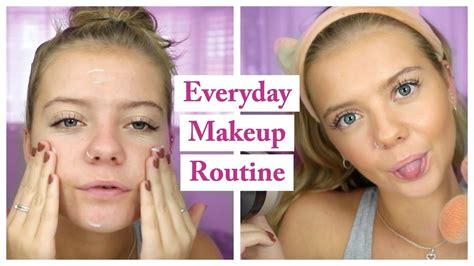EVERYDAY MAKEUP ROUTINE QUICK EASY YouTube