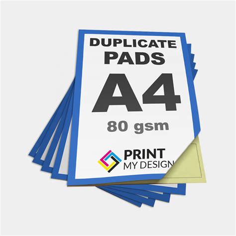 A4 Duplicate Ncr Pads Print My Design