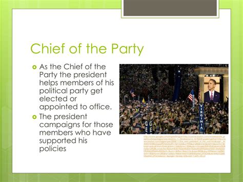 Ppt Roles Of The President Of The United States Powerpoint