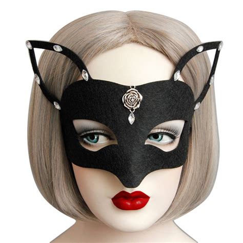 New Sexy Elegant Eye Face Mask Cat Woman Masquerade Ball Carnival Fancy