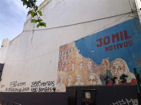 Vandalizan Mural En Memoria De Los Desaparecidos En La Dictadura