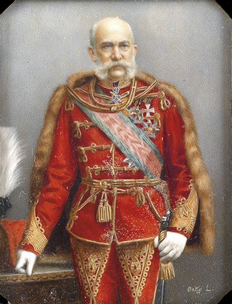 Portrait Of Franz Joseph I Of Austria Painting By Lajos Osko Pixels