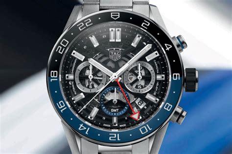 Top Swiss Tag Heuer Carrera Heuer 02 Gmt Chronograph Replica Luxury