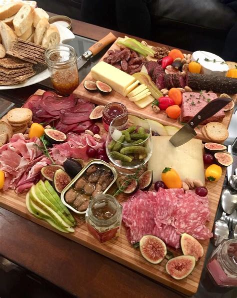 Homemade Meat And Cheese Platter Food Charcuterie Platter