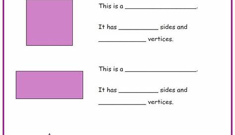 sides and vertices worksheets