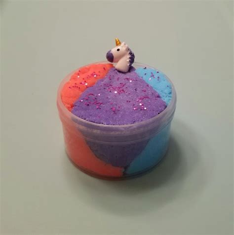 Unicorn Cloud Slime Fluff Scented Etsy
