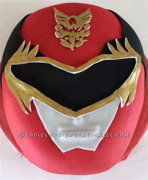 Coolest Homemade Power Rangers Birthday Cake Power Rangers Birthday