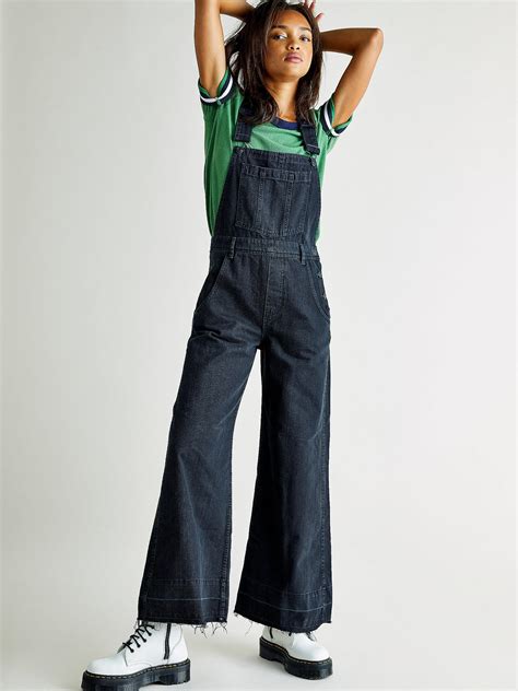 Free People Flora Overalls Lyst