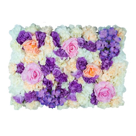 Mixed Pastel Flower Wall Panels Create Amazing Backdrops And Walls