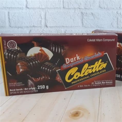 Chocolate is a very popular treat.· (chiefly uncountable) a drink made by dissolving this food in boiling. Jual Colatta Dark Compound 250 GR Coklat Hitam Compound Collata - Jakarta Utara - Dua Kencana ...