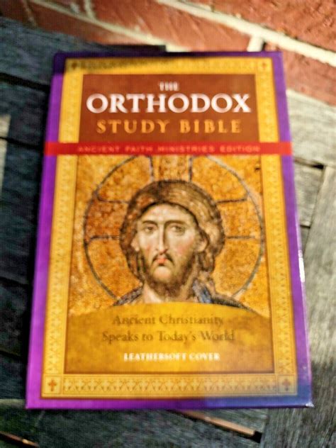 Nib Nkjv Orthodox Study Bible With Apocrypha Burgundy Leathersoft