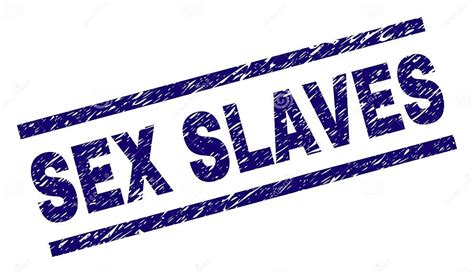 Scratched Textured Sex Slaves Stamp Seal Stock Vector Illustration Of