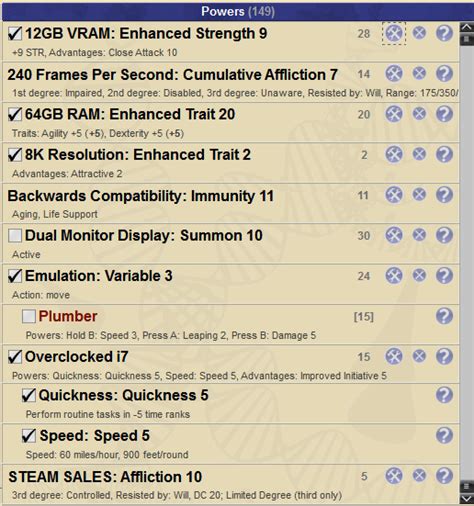 Submit a ticket at roll20.net/help if critical hotfixes are to be requested. Mutants and Masterminds 3e PC Tan Character Sheet by ...