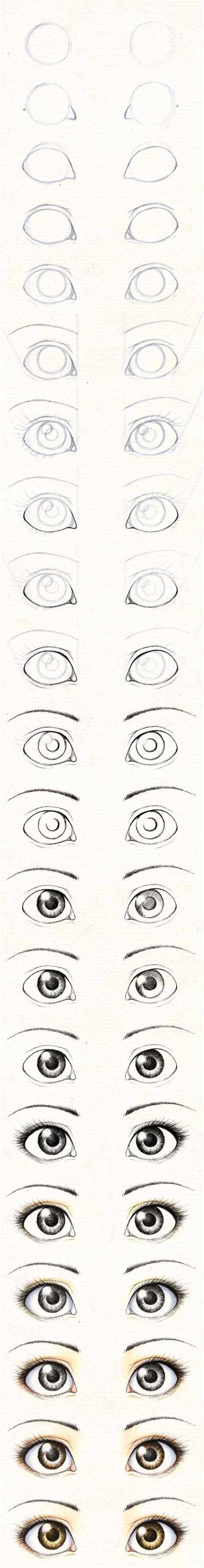 Guía Para Aprender A Dibujar Los Ojos De Las Muñecas Patrones Mil