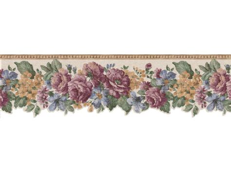 Floral Wallpaper Border B802vc