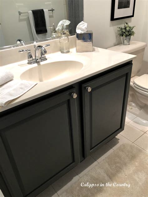Have you heard of or used okay, here's the more detailed process of how to paint your bathroom vanity: How to Paint a Bathroom Vanity (Helpful Tips) - Calypso in ...