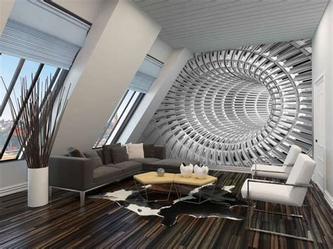 Use Tunnel Style Imagery To Create The Appearance Of A Room That