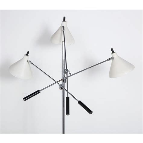 I am trying to find any information i can on it. 1960s White and Chrome Floor Lamp With Three Heads by ...