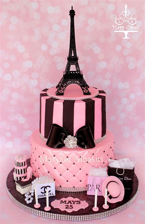25 Amazing Photo Of Paris Themed Birthday Cake Birijus Com Paris