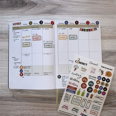 Undated Weekly Day Planner from Commit30 - Start Crushing Your Goals Now!