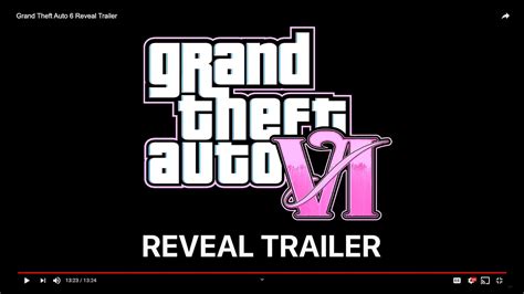 Gta 6 Reveal Trailer Detailsthis Leak Has Proof Youtube