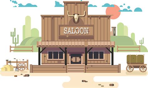 Saloon Door Clip Art Vector Images And Illustrations Istock