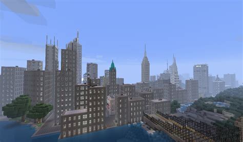 New York City Map In Minecraft World Map